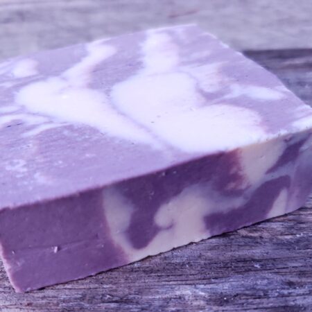 lavender mint goat milk soap bar