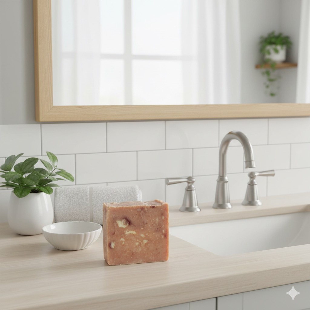 hippie love goat milk soap bar for gentle cleansing